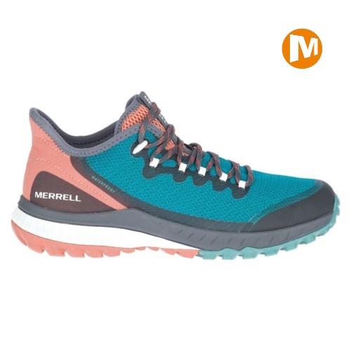 Merrell Bravada Waterproof Wanderschuhe Damen Türkis [DE-YPMXG]